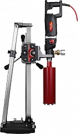 Эксплуатация станины для алмазного сверления с микроударом Bycon DBS-162