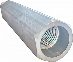 Шестигранные алюминиевые удлинители для алмазной коронки Kern 1 1/4 UNC, 500 мм Шестигранные алюминиевые удлинители для алмазной коронки Kern 1 1/4 UNC, 500 мм